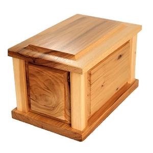 Urnes funéraires personnalisées pour les cendres humaines, urnes funéraires pour adultes, finition naturelle, urnes funéraires en bois de mangue, souvenir - Product Image 1