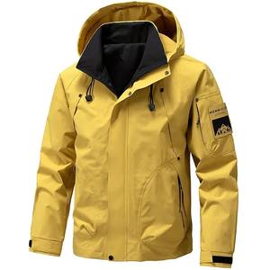 2025 primavera y otoño nueva moda deportes impermeable a prueba de viento chaqueta con capucha para hombre Casual suelto cómodo abrigo de alta calidad - Product Image 3