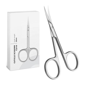 Mejor Proveedor Pissco para Manicura, Tijeras para Cutículas Rusas Extra Afiladas con Mecanismo de Resorte, Tijeras para Pestañas Micro, Rectas y Curvas - Product Image 5