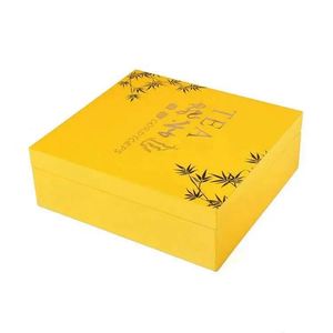 Fabrication de boîtes en bois sur mesure, OEM et ODM, boîte à thé en bois dorée de haute qualité, boîte en bois personnalisée - Product Image 3