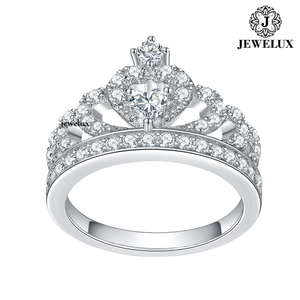 High Demand Jewelux Star <b>Cocktail</b> <b>Ring</b> 925 Silver Pave Setting Diamond Round Brilliant Cut Unisex Luxury Party Jewelry - Product Image 4