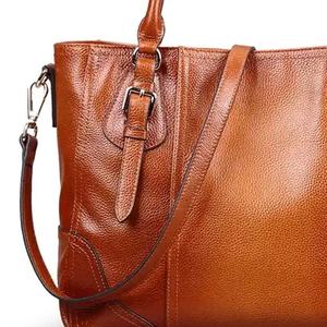 Cuir de vachette dissimulé sac à main bandoulière sac à main style cartable-sacs à main mode dames sacs à bandoulière brodés - Product Image 5