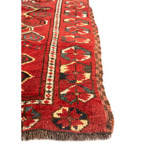 Alfombras de Lana Anudadas a Mano Nuray, Patrón de Medallón Rosa y Morado para Decoración de Sala de Estar, Pasillo, 9x12 Pulgadas-Paem-1106 - Product Image 4