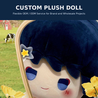 Poupée en peluche miniature personnalisée OEM, adorable personnage personnalisé, jouet en peluche doux, mascotte pour cadeaux et vente au détail