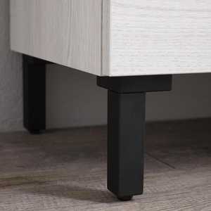 Ravenna 105cm Modern White Oak <b>Floor</b>-Standing <b>Bathroom</b> <b>Cabinet</b> Includes Doors and Drawer - Product Image 6