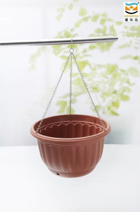 <span class=keywords><strong>Cesta</strong></span> colgante de plástico de forma redonda para jardín, maceta y maceta para decoración de balcón - Product Image 3