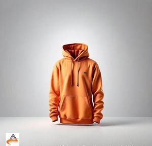 Sweat à capuche surdimensionné unisexe Heavy 350 GSM Fleece Windproof and Breathable Soft and Comfortable Winter Solid Pattern Hooded - Product Image 5