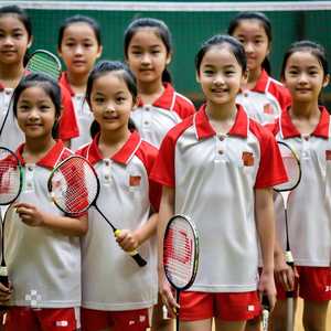 ชุดเทนนิส/เสื้อเจอร์ซีย์เด็กผู้หญิง ชุดแบดมินตัน คุณภาพสูง ออกแบบสีตามสั่ง ชุดเทนนิส - Product Image 3