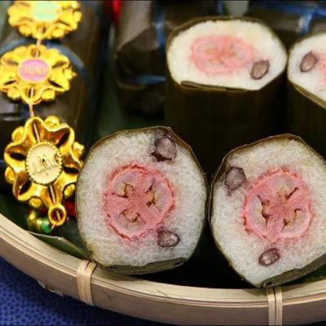 Высококачественный замороженный вьетнамский липкий рис для праздника и банан/фасоль/праздничный