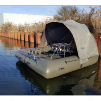 Plate-forme de pêche flottante Water Adventures Tente flottante gonflable imperméable pour le plaisir en plein air