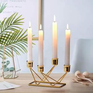 Bougeoir économique avec design contemporain pour l'éclairage de la chambre élégante Bougeoirs Home Table Centerpiece Décoration - Product Image 1