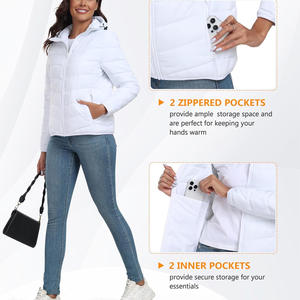 Veste d'hiver à la mode avec broderie d'impression de logo personnalisé manteau isolé extérieur chaud approvisionnement du fabricant d'usine OEM - Product Image 2