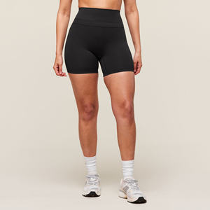 Lightweight Breathable Women Shorts <b>Elastic</b> <b>Waist</b> Adult Size Women Shorts Exercise Fitness Female Shorts - Product Image 1