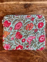 Tissu en coton imprimé motif jardin de fleurs tropicales, durable, simple, luxueux, moderne, vintage, écologique, imperméable, léger