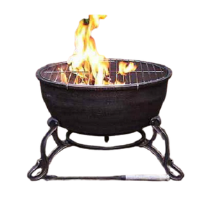Superior Quality Iron Black Color Fire Customized Size And Shape Camping Fire Pit For Indoor And Outdoor Usage - Product Image 4