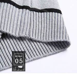 เสื้อสเวตเตอร์แฟชั่นผู้ชายสำหรับฤดูหนาวสีพื้นพิมพ์ลายแนวสตรีทแบบสวมหัวเทคนิคซักได้จากผู้ผลิต - Product Image 6