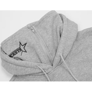 Alta calidad Personalice su logotipo de marca Sublimación Elástico Stretch Zip Pullover Golf Hoodie - Product Image 6