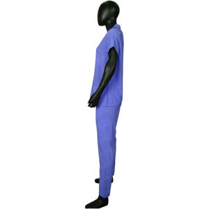 Blaze Fight Wear Ensembles d'uniformes de gommage personnalisés Infirmière Manches courtes Hôpital Col montant Manches courtes pour le personnel médical - Product Image 4