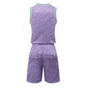 Uniforme de baloncesto de estilo único de peso ligero, uniforme de equipo de impresión por sublimación, uniforme de baloncesto - Product Image 2