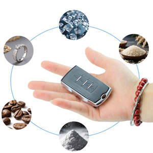 Hot Selling Factory Supply 200g Mini Stainless Steel <b>Electronic</b> Pocket <b>Scale</b> Car Key Design Mini Jewelry Digital <b>Scale</b> - Product Image 2
