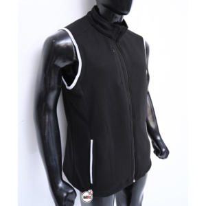 Vente en gros 100% coton sans manches polaire gilet pour hommes respirant extérieur hiver chaud gilet fermeture éclair logo personnalisé conceptions pour - Product Image 6