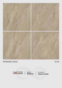 Azulejos vitrificados brillantes de 600x600mm para interiores elegantes para espacios residenciales y comerciales, habitaciones de hotel, función de ladrillo refractario - Product Image 3