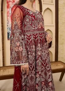 Vestido de fiesta de estilo pakistaní para mujer, vestido de gasa de diseño tradicional, vestido de fiesta de gasa tradicional elegante para mujer - Product Image 2