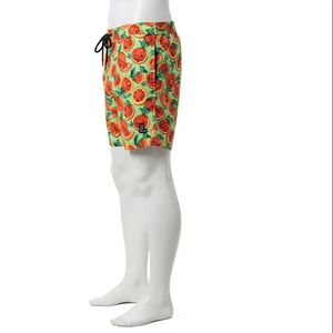 Maillots de bain pour hommes écologiques à motifs de fruits, polyester recyclé, séchage rapide, shorts de plage, confort estival, shorts de surf, vêtements de bain - Product Image 3