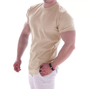 Logo sur mesure hommes chemise de fitness hommes vêtements de sport course Spandex vêtements de fitness hauts coupe amincissante Fitness t-shirts - Product Image 2