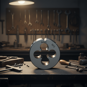 Filiere Rotonde per Filettatura Grossa in Acciaio Super Rapido (HSS) Metriche - Prodotto Premium per la Filettatura a Rulli - Product Image 3