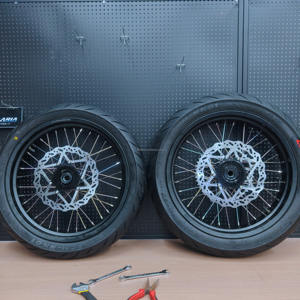 ล้อโมโตสำหรับ Ultra Bee Sumos ชุดล้อ อุปกรณ์เสริมจักรยานไฟฟ้า อะไหล่จักรยานไฟฟ้า ล้อและยาง 100/80-17 130/70-17 - Product Image 3