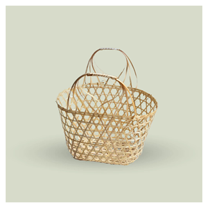 Cesta de Regalo de Bambú Hecha a Mano con Material de Bambú Natural para Envasado de Alimentos, Regalos Corporativos, Decoración del Hogar, Procedente de Vietnam - Product Image 2