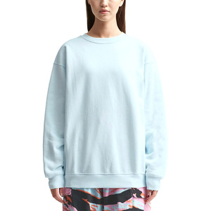 สเวตเตอร์ถักคอกลมของผู้หญิงพิมพ์ลายได้ตามต้องการเสื้อกันหนาวผ้าฝ้าย100% แบบสวมหัวให้ความอบอุ่นในฤดูใบไม้ร่วงฤดูหนาวทรงหลวมใส่สบาย - Product Image 1