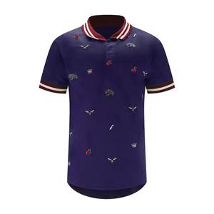 Camisetas de poliéster con estampado 3D transpirable de verano para hombre de la mejor calidad logotipo OEM personalizado para polos - Product Image 4