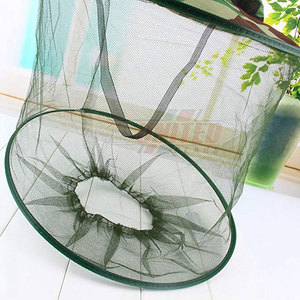 Voile d'abeille de style escrime avec chapeau réglable et chapeau d'apiculteur à vue dégagée avec voile en maille intégral et bords élastiques - Product Image 6