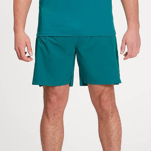 Prince Industry Two Deep Side Hem Pocket Jeans Sweat Style Logotipos personalizados Venta al por mayor Vintage Plain Cotton Basketball Shorts - Product Image 3