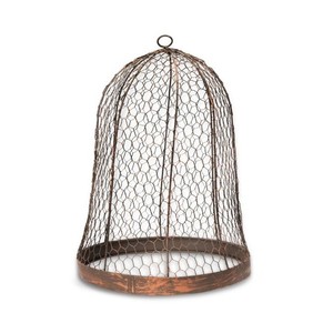 โดมเหล็กสีทองโบราณ - ของตกแต่งโต๊ะอาหารสไตล์ชนบททำมือ เป็นมิตรกับสิ่งแวดล้อม เหมาะสำหรับใส่อาหารหรือแจกเป็นของขวัญ - Product Image 1