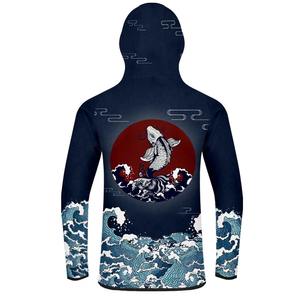 Camisas de Pesca Transpirables de Secado Rápido con Protección Solar UPF 50+, Diseño Personalizado, Sudadera con Capucha y Máscara, Ropa de Pesca, Fácil de Lavar - Product Image 2