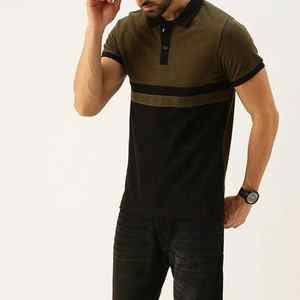 2024 Polo para hombre, camiseta de manga corta de Color sólido con cuello vuelto y bordado de botones, camisetas de negocios, camiseta de verano antiarrugas - Product Image 3