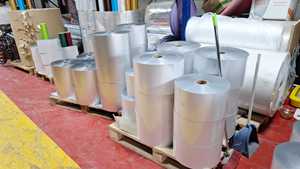 Electric Clear BOPP Film <b>Roll</b> Full-Automatic <b>Cigarette</b> Packaging Cellophane Overwrapping High-Speed Plastic Wrapping Film GOLD - Product Image 1