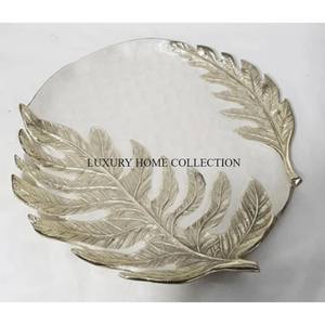 Intricate Antique-style Metal <b>Serving</b> <b>Bowls</b> with Bold Textures and One-of-a-kind Shapes for Elegant Gifting - Product Image 2