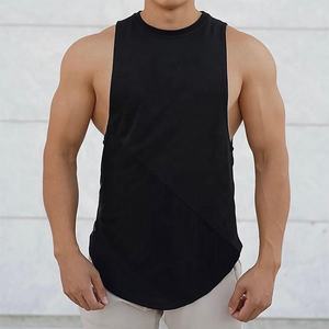 Custom <b>Men's</b> Gym <b>Tank</b> <b>Top</b> Knitted Breathable Quick Dry Sportswear Sleeveless Muscle Training Workout Fitness Shirt OEM 2025 - Product Image 4