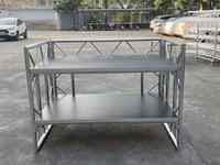 Mesa de DJ Portátil Modular de Aleación de Aluminio con Capacidad para 300 kg