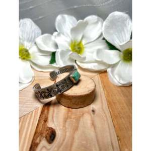 Leroy James Royston Fashion <b>Cuff</b> <b>Bracelet</b> Turquoise & Sterling <b>Silver</b> Elegant & Stylish Accessory - Product Image 2