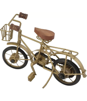 Vélo en fer antique fait à la main, pièce décorative, petit vélo en métal pour jouets et cadeaux pour bébés, objet décoratif de vélo