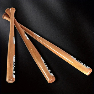 Los jugadores adultos con estilo practican el bate de madera maciza de haya acabado suave ligero y duradero para entrenamiento y béisbol - Product Image 3