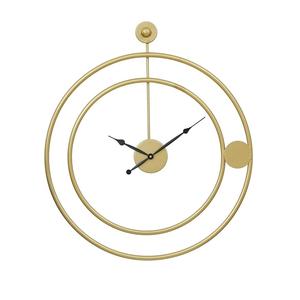 Wholesale Premium Black & Gold Metal <b>Wall</b> <b>Clock</b>, Luxury Decorative Quartz <b>Clock</b> for Living Room, <b>Bedroom</b>, Hallway & Wedding Gift - Product Image 5