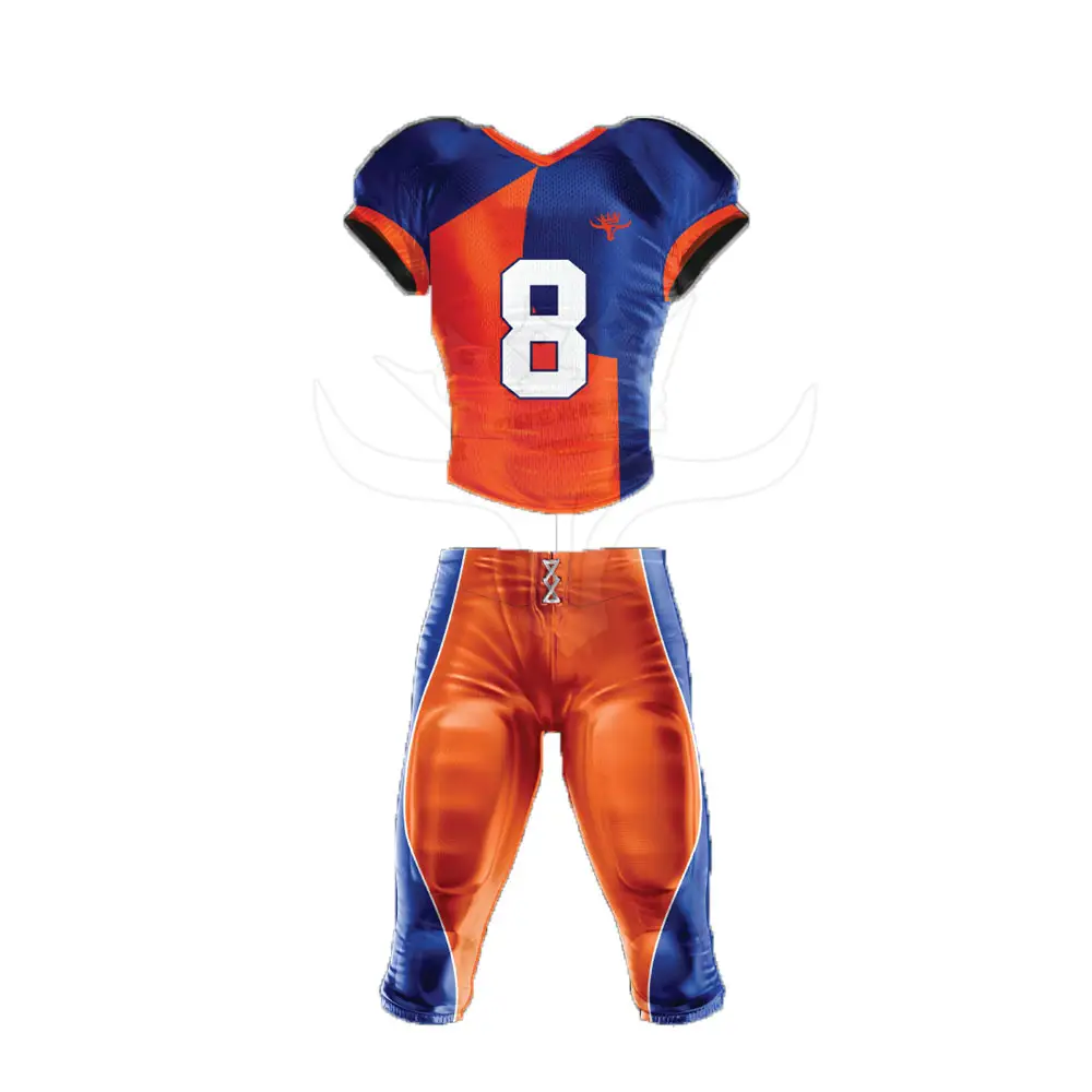 Uniforme de football américain de haute qualité le plus vendu pour les jeunes Uniforme de football américain de style nouvelle saison