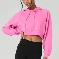 Vente en gros de pull pour femme avec logo personnalisé Sweat-shirt à capuche en polaire à manches longues pour streetwear Sweat-shirt à capuche pour femmes