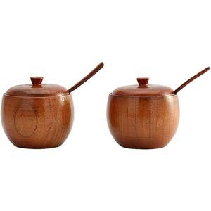 VIET FARGIMEX Eco-Friendly Handcrafted Custom <b>Wooden</b> Salt Spice <b>Bowl</b> Modern Cutting Technique Decorative Countertop Accessory - Product Image 2